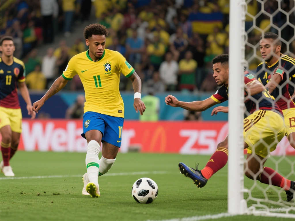 维尼修斯点球加惊艳世界波,巴西2-1力克哥伦比亚! 维尼修斯点球加惊艳世界波,巴西2-1力克哥伦比亚!